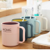 2XMouthwash Cup,Dual-Color Contrast,Stackable Design Saves Bathroom Space